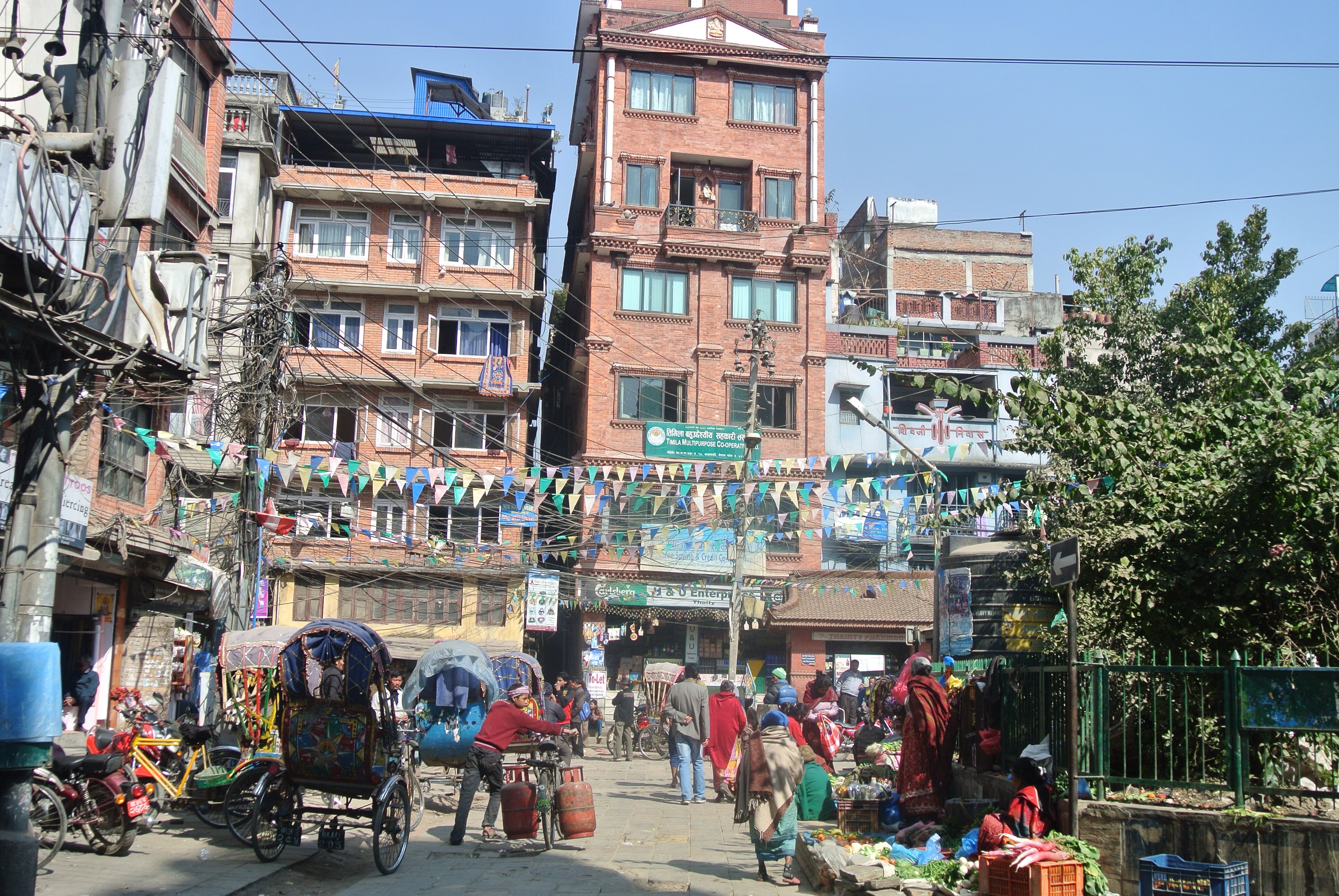 Every street looks like this