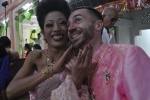 The lovely bride and groom