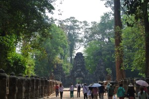 Walk to temple
