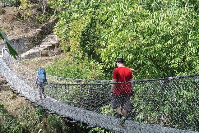 Trek to Ulleri: on the way to the dreaded steps 
