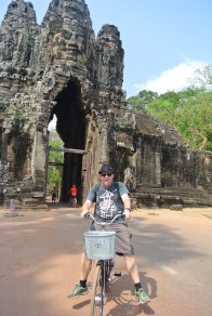 Siem Reap: Those manual brakes at work!