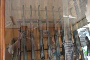 Some AK-47 Rifles. Mainstay of the VC.