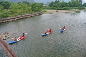 The more serious people here Kayak